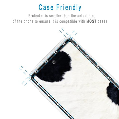 2 Pack Privacy Screen Protector for Google Pixel 6a Tempered Glass - color: Black-Google Pixel 6a
