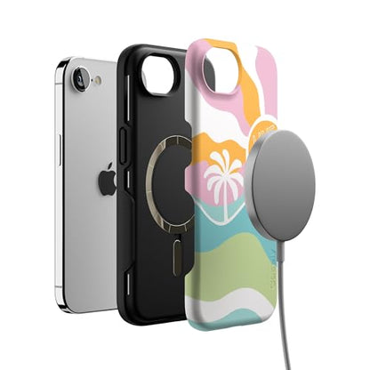 Casely iPhone 16e Case | Pura Vida | Tropical Dreams | Bold Protective Design | Compatible with MagSafe - color: Pura Vida | Tropical Dreams