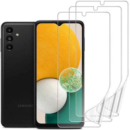 3 Pack Screen Protector Compatible for Samsung Galaxy A13 5G/4G 6.5 Inch, HD Clear Flexible Soft TPU Hydrogel Film for Samsung Galaxy A13 - Support Fingerprint Unlock, High Sensitivity - size: Samsung Galaxy A13