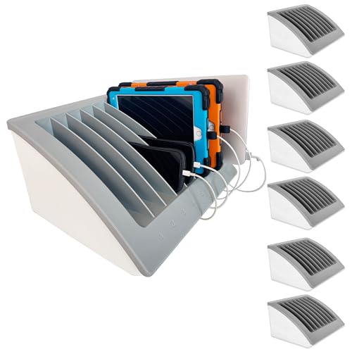 6-Pack | 8-Device Laptop & Tablet Charging Station - size: 6 Pack/8-Device