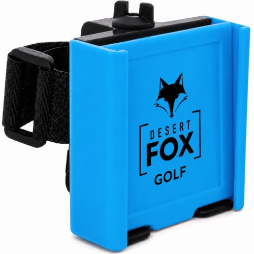 Strap Style Golf Cart Phone Holder, Golf Cart Phone Mount by Desert Fox - color: Blue