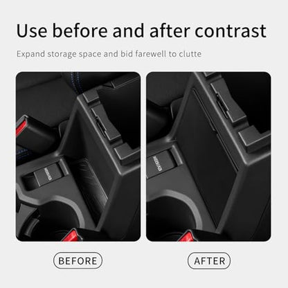 SMABEE Center Console Hidden Storage Box for Subaru Forester 2025 - size: Center Console Hidden Storage Box