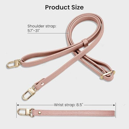 ORNARTO Magnetic Detachable Wallet Case for iPhone 16 Pro, Pink | Compatible with MagSafe, Crossbody Wallet Case with Card Holder Wrist Strap, RFID Blocking PU Leather Wallet Phone Cover 6.3” - color: Pink