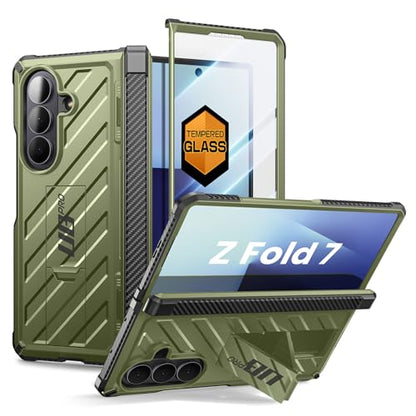 SUPCASE for Samsung Galaxy Z Fold 7 Case with Built-in Kickstand, Guldan - color: Guldan