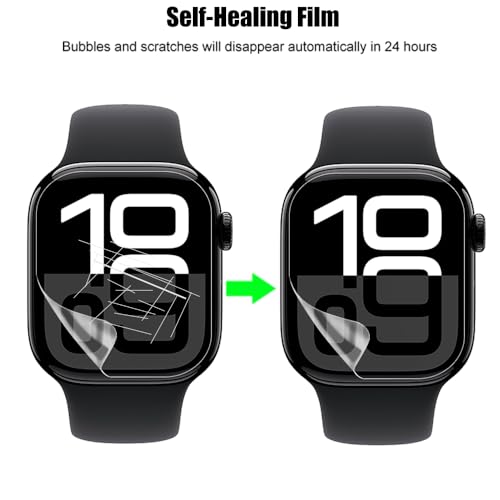 6 Pack TPU Screen Protector For Apple Watch Series 10/11 (42mm) - size: 42mm