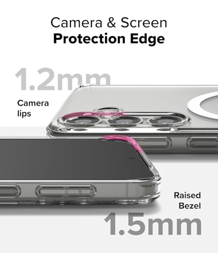 Ringke for Samsung Galaxy S25 Plus Case [Fusion Magnetic Matte Clear] | Compatible with MagSafe, Oil & Dirt Resistant, Anti-Fingerprint Technology Prevents Oily Smudges, Feels Velvety Soft - size: Galaxy S25 Plus
