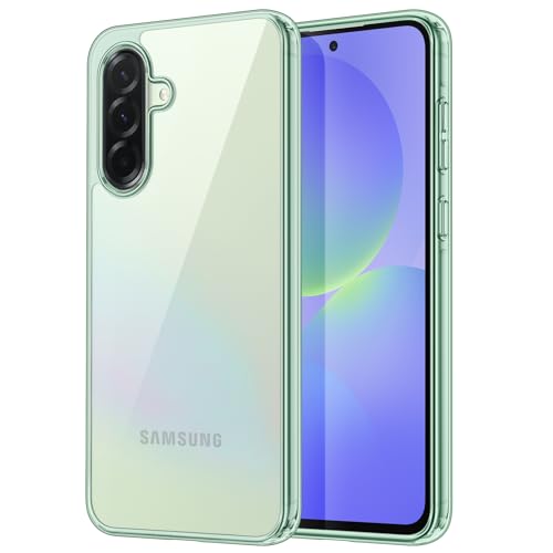 JETech Case for Samsung Galaxy A36, Anti-Yellowing, Lime | Shockproof Protection, Scratch Resistant Hard PC Back, Durable Transparent TPU Bumper - color: Lime, size: Galaxy A36