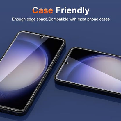 [3 Pack] for Samsung Galaxy S23 Ultra Screen Protector [Not Glass], Flexible TPU Film, Fingerprint Unlock, Easy Installation, Case Friendly, Bubble Free - size: Samsung Galaxy S23 Ultra