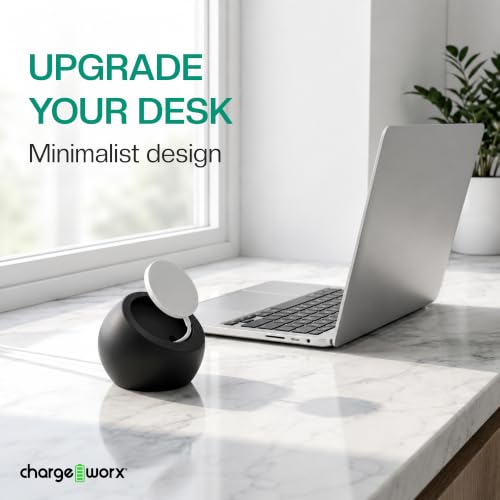 Wireless Charger Stand, Compatible with MagSafe, iPhone 12-18, Desk Stand - color: Black
