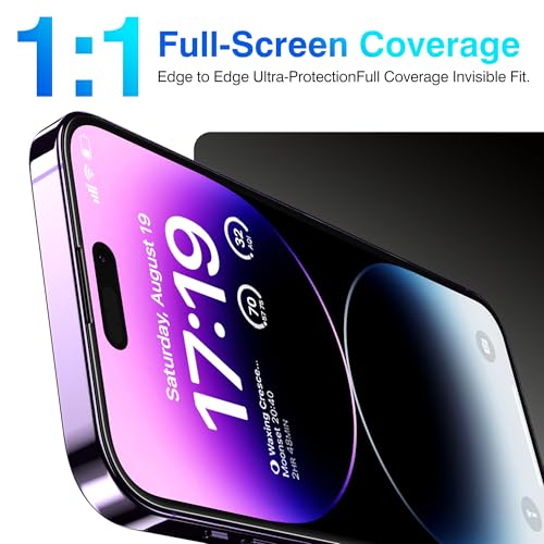 EZ-GLAZ-4+2 Pack for iPhone 14 Pro Max Screen Protector (6.7") HD Clear - size: iPhone 14 Pro Max