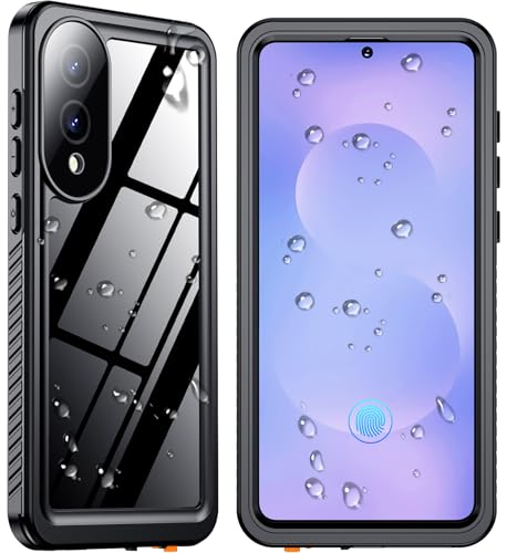SPIDERCASE Only for Samsung Galaxy S25 Edge Case Waterproof, Built-in Screen & Camera Lens Protector[IP68] [Military Grade Shockproof] Full Protection Only for S25 Edge 6.7”, Black/Clear - color: Black/Clear, size: Samsung Galaxy S25 Edge