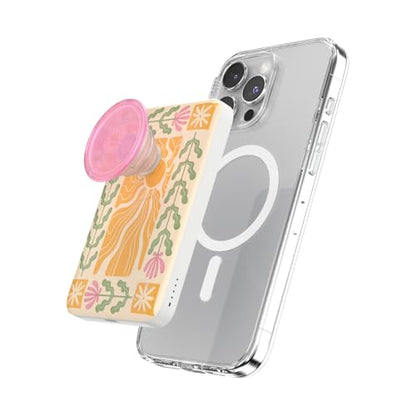 PopSockets PowerPack Phone Charger with MagSafe- Desert Mosaic - color: Desert Mosaic