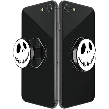 3 Pack/Multifunction Cell Phone Stand Holder and Grip Cute White Black Cartoon Foldable Phone Kickstand Mount Compatible for Smartphones