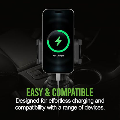 Cellet Car Cup Holder Phone Mount, Phone Holder Mount Cradle Universal Adjustable Compatible for Apple iPhone, Samsung Galaxy, Moto, Google Pixel Smartphones - style: Regular Neck 6 inch