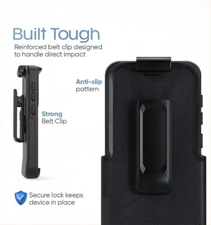 MOTIVE Waterproof Case with Belt Clip Samsung Galaxy s26 Plus | 6.7" | Built-in screen protector, Full protection, compatible with MagSafe, 360° holster - size: s26 Plus