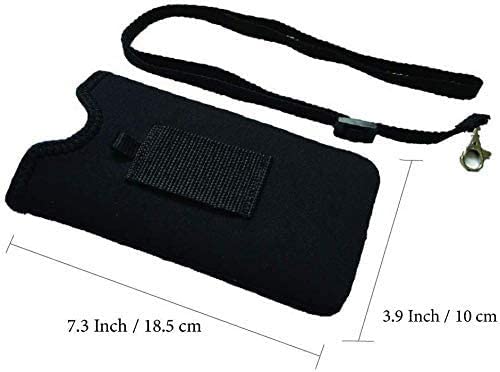 Tainada Neoprene Phone Holder Sleeve w/Belt Loop Holster (Dark Green) - color: Dark Green
