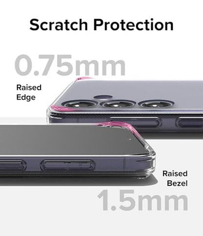 Ringke for Samsung Galaxy S24 Case [Fusion Matte Clear] | Oil & Dirt Resistant, Anti-Fingerprint Technology Prevents Oily Smudges, Frosted Coating Feels Velvety Soft - size: Galaxy S24