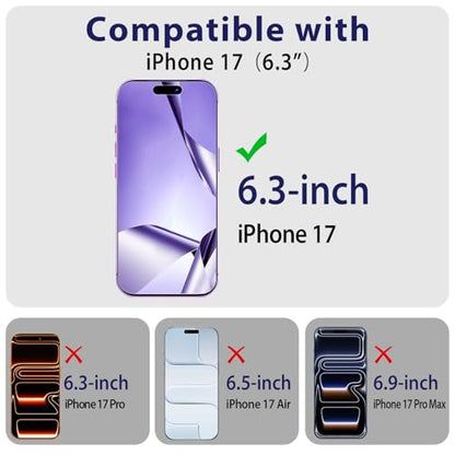 360 Degree Privacy Screen Protector for iPhone 17 6.3-Inch - size: iPhone 17