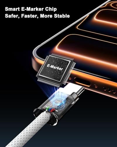 USB C to USB C Cable [3.3FT+6.6FT+10FT], 240W Fast Charging Cable - size: [3/6/10 FT]