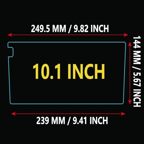 2PCS 10.1 Inch Nano Soft Film Screen Protector for Android Car Stereo Radio - size: 10.1 Inch x 2 PCS