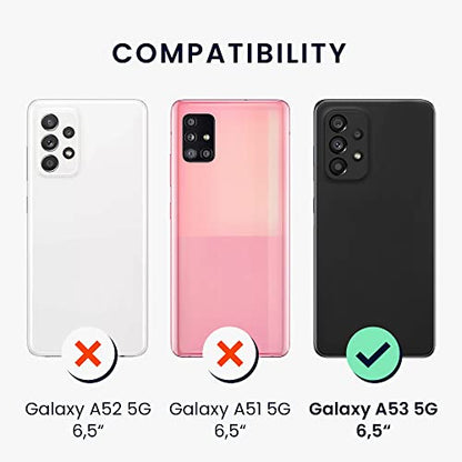 kwmobile Case Compatible with Samsung Galaxy A53 5G Case - Slim TPU Silicone Phone Cover - Soft Touch Finish - Radiant Yellow - color: Radiant Yellow, size: Galaxy A53 5G