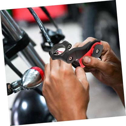 Red Plastic Bike Phone Holder with Anti Vibration Shock Absorption