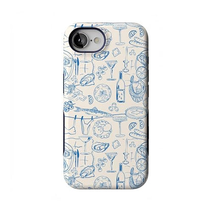 Casely iPhone 16e Case | Amalfi Aperitivo | Dolce Vita | Bold Protective Design | Compatible with MagSafe - color: Amalfi Aperitivo | Dolce Vita