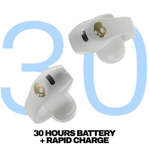Skullcandy Push 720 Open Wireless Open-Ear Bluetooth Earbuds - Bone - color: Bone/Gold
