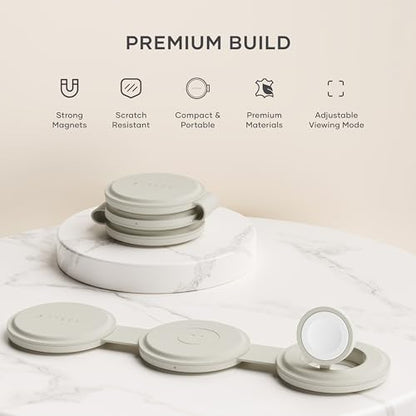 Satechi OntheGo 3-in-1 Wireless Charger, Qi2 15W Fast Charging, Sand - color: Sand