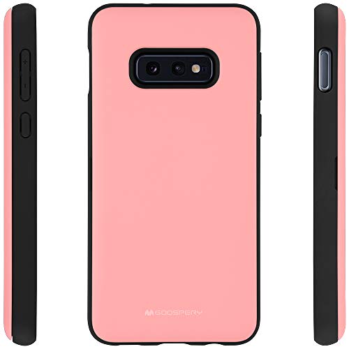 GOOSPERY Magnetic Door Bumper Compatible with Galaxy S10e, Card Holder Wallet Case Easy Magnet Auto Closing Protective Dual Layer Sturdy Phone Back Cover - Pink - color: Pink, size: Galaxy S10E