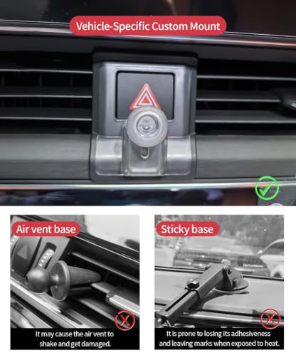 Car Phone Holder for 2017-2025 Audi A4/A4 Allroad/A5/S4/S5/RS5 Accessories
