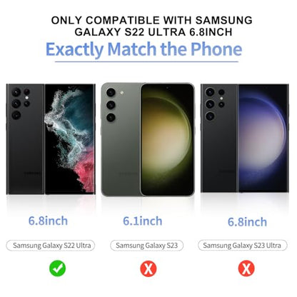 3Pack Galaxy S22 Ultra Glass Screen Protector, 2Pack Camera Lens Film 9H Hardness 3D Fulll Coverage Case Friendly Compatible with Ultra Sonic Fingerprint For Galaxy S22 Ultra 6.8” - size: Galaxy S22 Ultra 6.8-inch