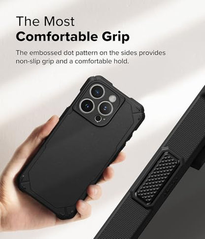 Ringke for iPhone 16 Pro Case [Rugged Gear Magnetic Black] - color: Magnetic Black, size: iPhone 16 Pro