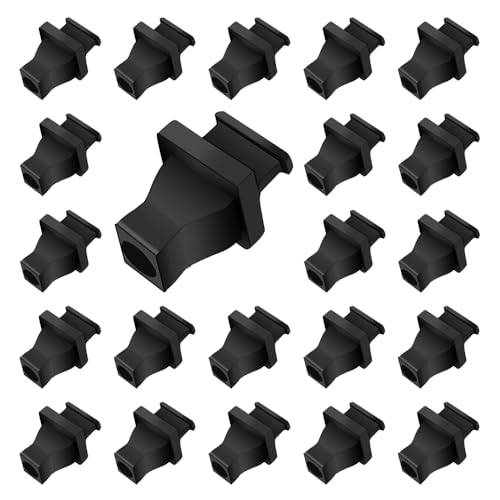 SFP Dust Cover Cap, Suitable for Simplex SC BIDI,SFP SC Optical Module Port Cover Dust, Black Silicone 50/Pack - size: For 50pcs, style: For Simplex SC BIDI,SFP SC