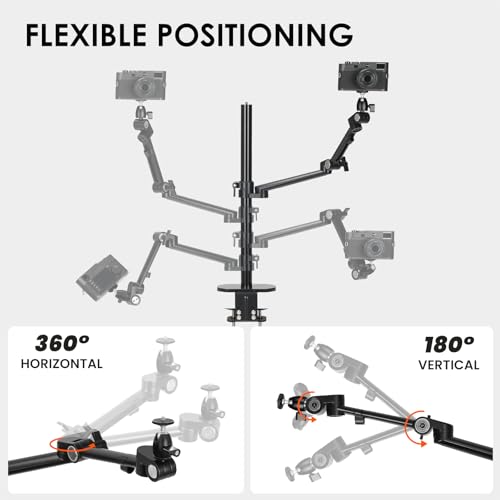 TARION 19" Modular Desktop Camera Arm DSLR Mount Titanrig Arm Z - size: Arm Z (Camera)