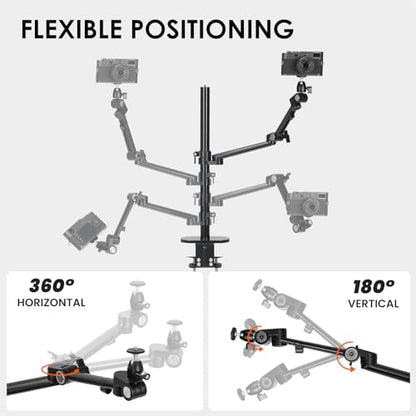 TARION 19" Modular Desktop Camera Arm DSLR Mount Titanrig Arm Z - size: Arm Z (Camera)