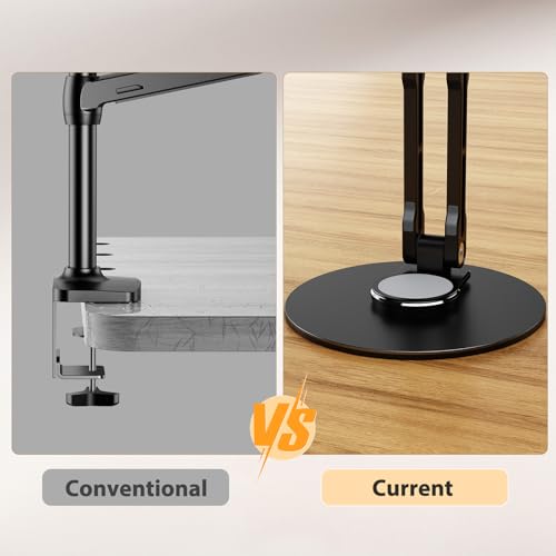 UPERFECT 75mm VESA Mount Stand, Foldable Portable Monitor Stand - size: 17.3 inch