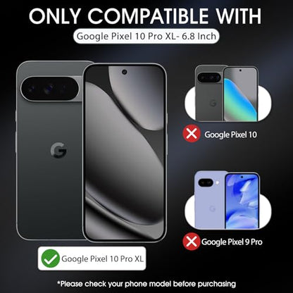 3 Pack Privacy Screen Protector for Google Pixel 10 Pro XL 6.8", Ultra-Thin Anti-Spy Soft TPU Hydrogel Protective Film for Pixel 10 Pro XL - Self-Healing, Touch Sensitive, Case Friendly - size: Google Pixel 10 Pro XL
