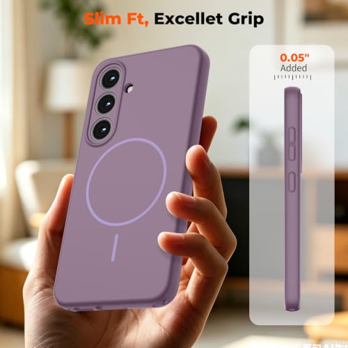 zapica Magnetic for Samsung Galaxy S26 FE Case/S25 FE Case, Purple - color: Purple, size: Samsung Galaxy S26 FE/S25 FE 6.7''