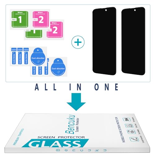 2 Pack Privacy Screen Protector for iPhone 15 Pro Tempered Glass - size: iPhone 15 Pro 6.1-inch