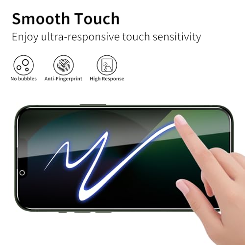 3 Pack Privacy Screen Protector for iPhone 13 Mini with 3 Pack Camera Lens Protector, 9H Hardness Double Shatterproof Anti-Spy Tempered Glass Film, Easy Installation - size: iPhone 13 Mini