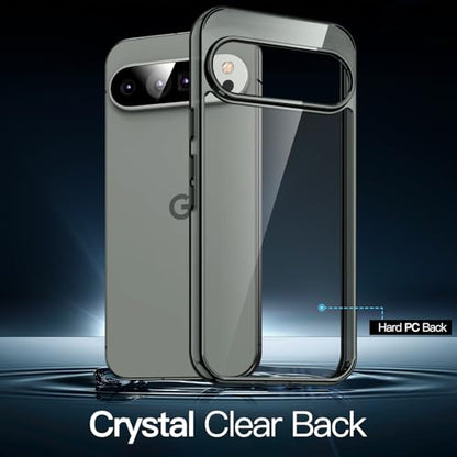 JETech Case for Google Pixel 9/9 Pro, Anti-Yellowing, Hazel | Shockproof Protection, Scratch Resistant Hard PC Back, Durable Transparent TPU Bumper - color: Hazel, size: Pixel 9/9 Pro