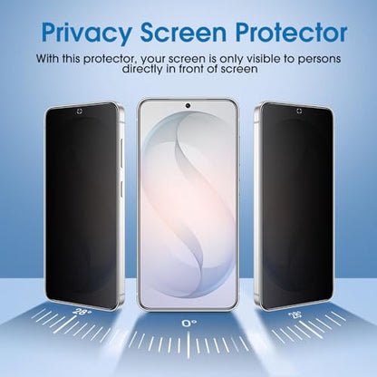 amFilm OneTouch for Samsung Galaxy S26+/S26 Plus Privacy Screen Protector - size: S26P-6.7"
