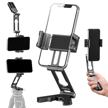 ULANZI Phone Tripod Mount 2 Cold Shoes & Arca Port
