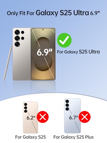 NEWDERY Battery Case for Samsung Galaxy S25 Ultra, 10000mAh Charger Case | Portable Power Bank,Qi Wireless Charging,20W USB C Fast Charging,LED Display,Data Sync Supported,Rechargeable Battery Pack - size: For Galaxy S25 Ultra 6.9"