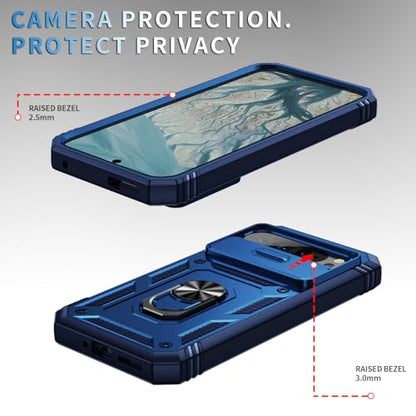 PASNEW Case for Google Pixel 9 Pro XL,6.8",Blue - color: Blue, size: Pixel 9 Pro XL (6.8 inch)