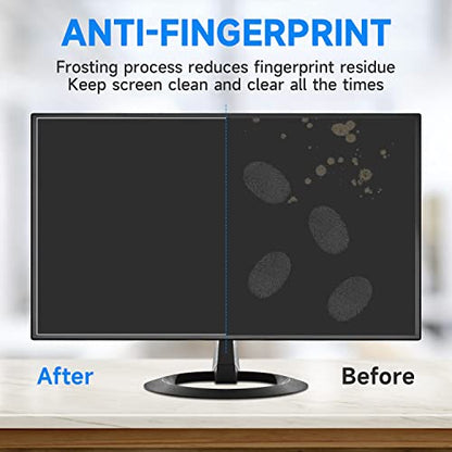 2 Pack 24 Inch Anti Glare Matte Screen Protector for 24 Inch 16:9 Sceptre/LG/Dell/HP/Acer/ViewSonic/ASUS/Aoc/Samsung Widescreen Monitor, Eye Protection Anti Scratch & Anti Glare Film