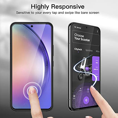 JETech Screen Protector for Galaxy A54, with Camera Lens Protector, 2+2Pack - size: Galaxy A54