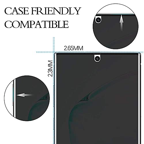LYWHL 2 Pack for Samsung Note 10 Privacy Screen Protector, Anti-Spy Flexible Film Full Adhesive Screen Protector for Galaxy Note 10 6.3" [Not for Note 10 Plus] [Support Fingerprint ID] - Black - size: Samsung Galaxy Note 10