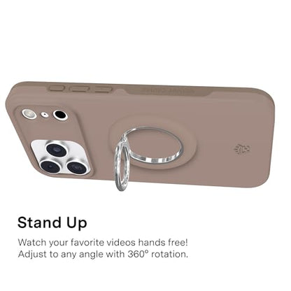 VELVET CAVIAR Compatible with MagSafe Phone Grip - color: Cashmere Taupe